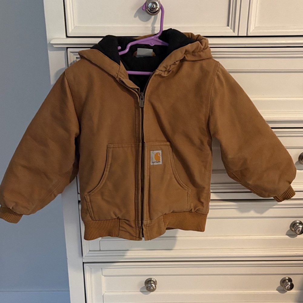 Carhartt Brown Quilted Jacket